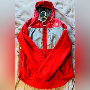 Nike Therma Fit 49ers Zip Up Hoodie. Medium.